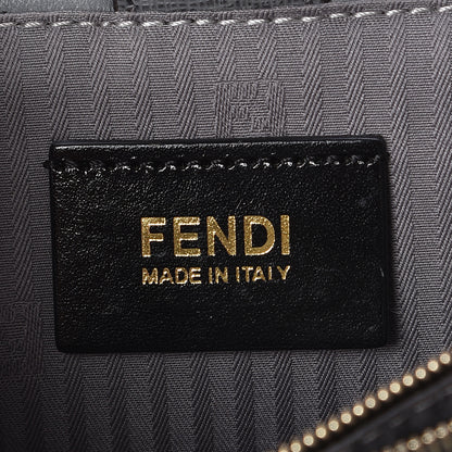Fendi Vitello Elite Petite 2Jours Tote Grigio Grigio Chiaro 7 of 12