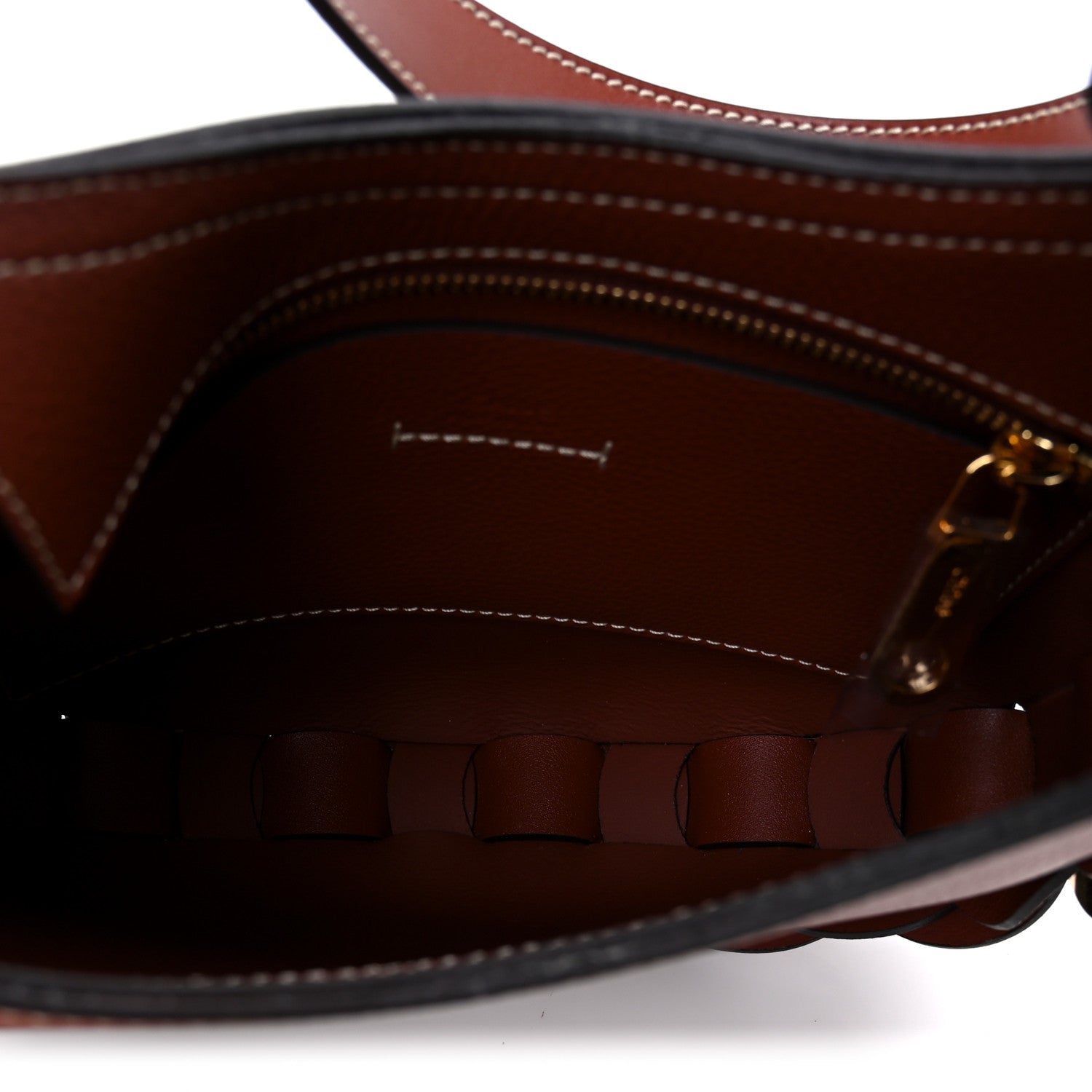Chloe Small Grain Smooth Calfskin Small Darryl Hobo Sepia Brown 4 of 11