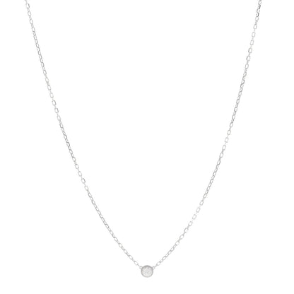 Cartier 18K White Gold Diamond SM D'Amour Pendant Necklace 1 of 4