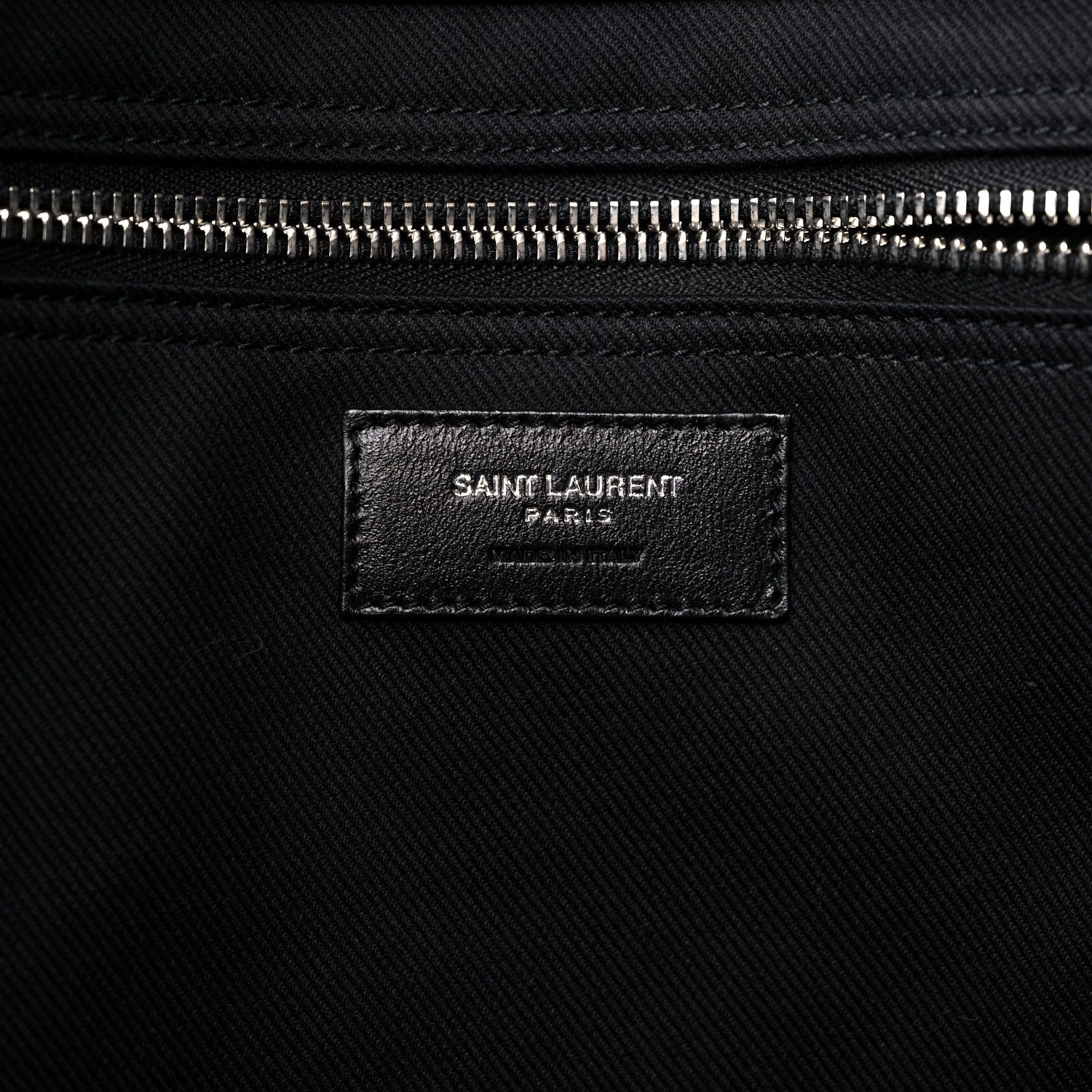 Saint Laurent Vitello Rive Gauche Large Tote Black 6 of 10