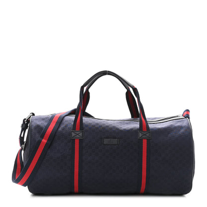 Gucci Nylon Microguccissima Gym Bag Navy 1 of 10