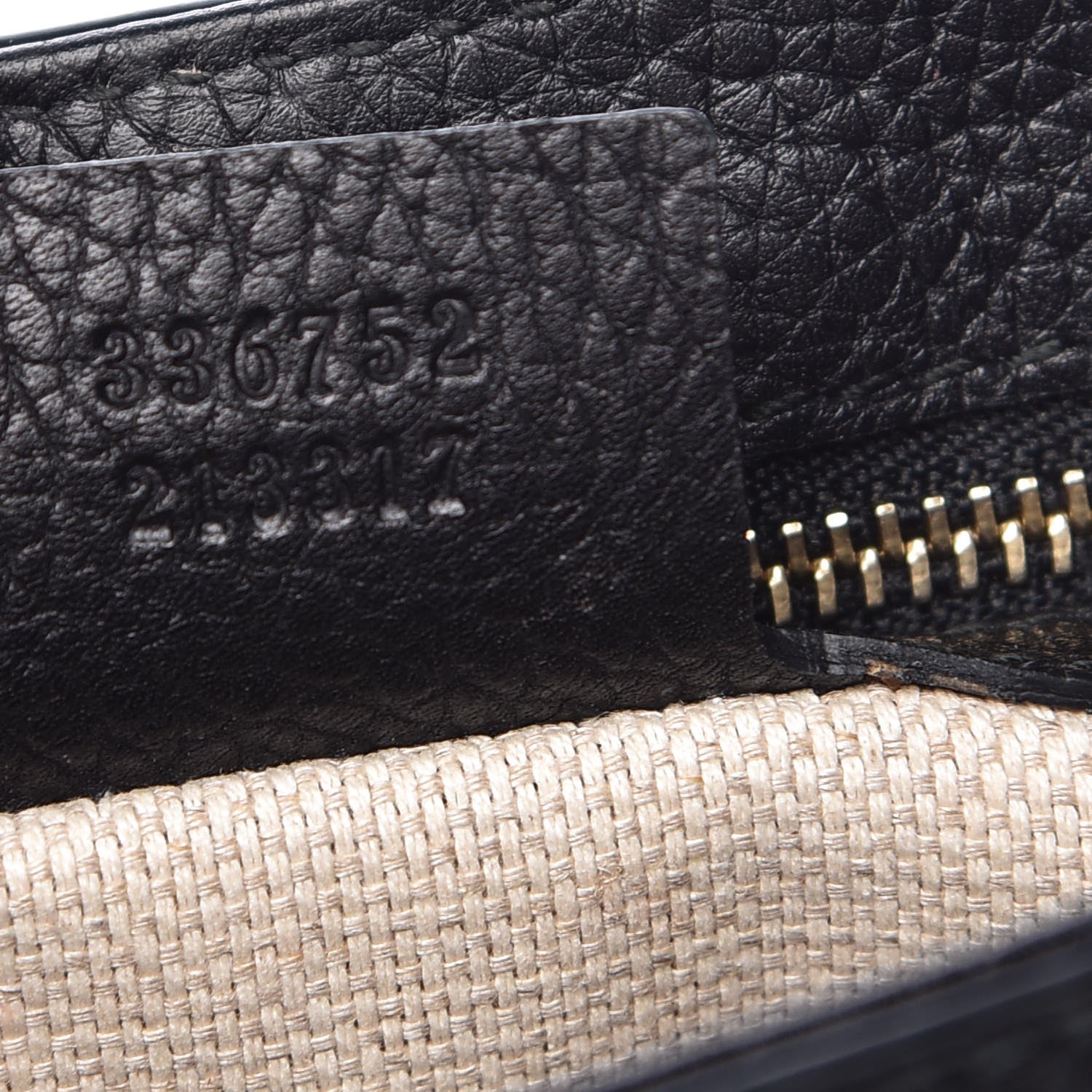 Gucci Pebbled Calfskin Medium Soho Flap Crossbody Black 7 of 10