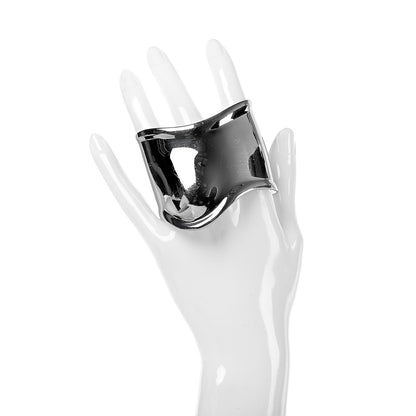 Tiffany Ruthenium Medium Elsa Peretti Left Wrist Bone Cuff Bracelet 2 of 6