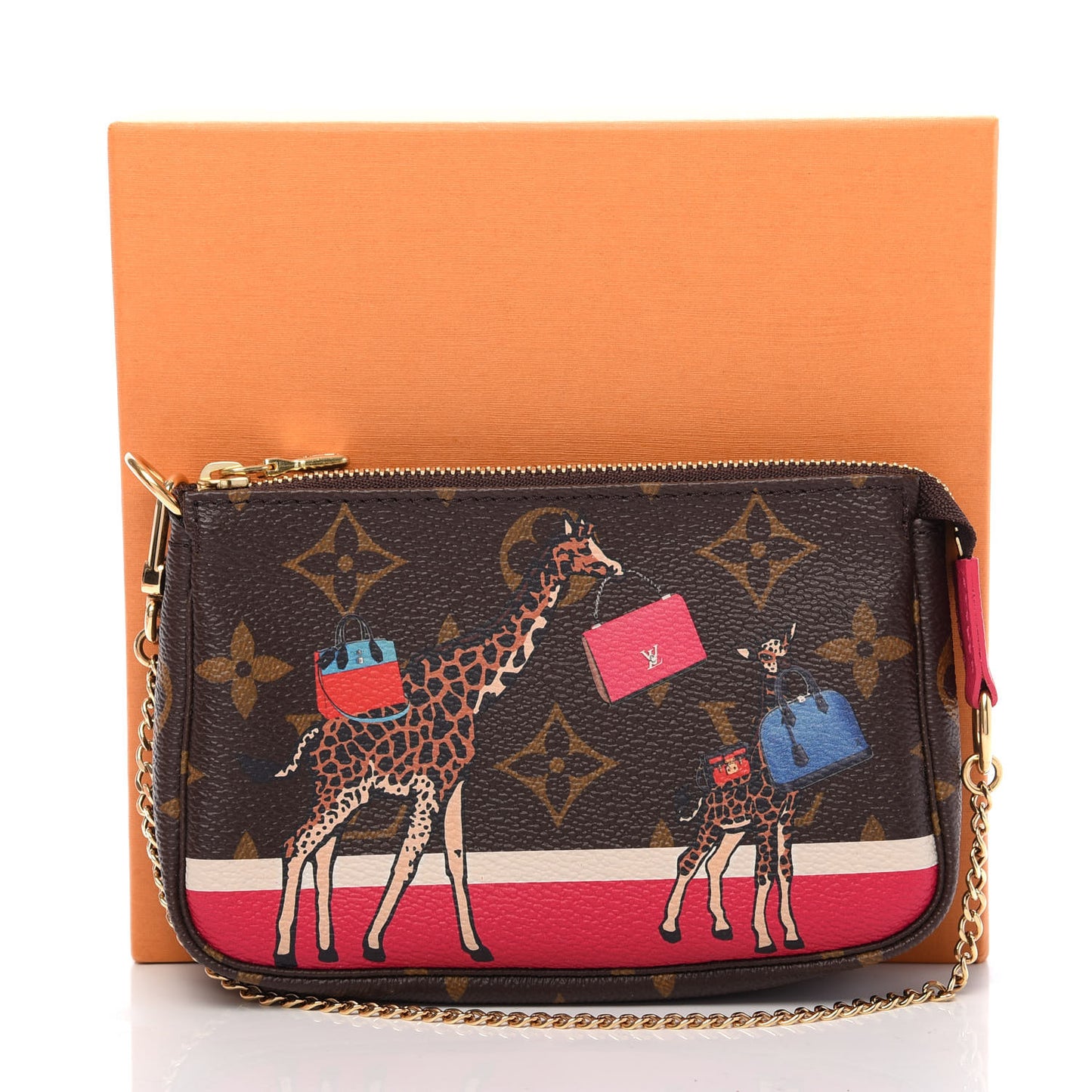Monogram 2017 Christmas Animation Mini Pochette Accessories