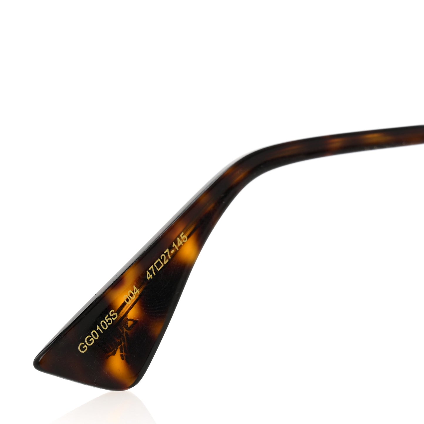 Round Frame Sylvie Web Sunglasses GG0105S Gold Multicolor