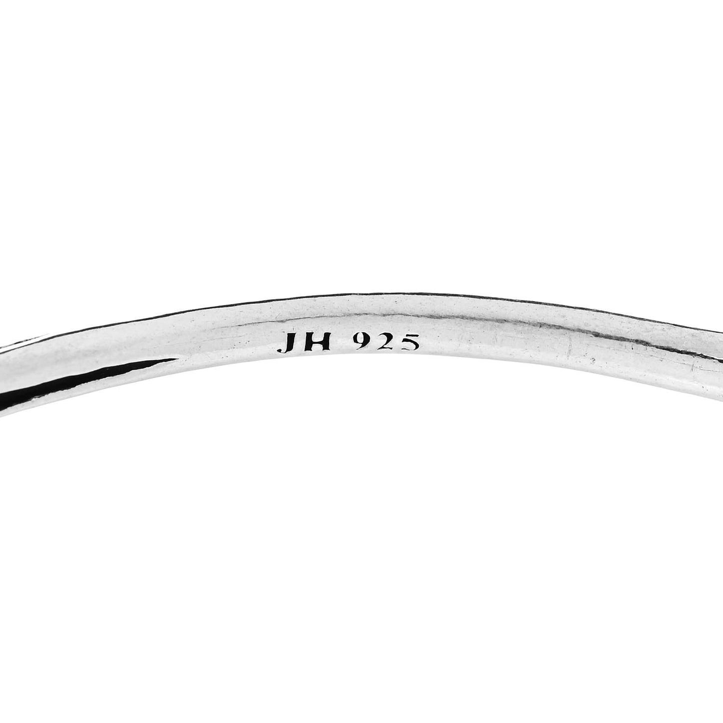 Sterling Silver Bamboo Bangle Bracelet Set of 3