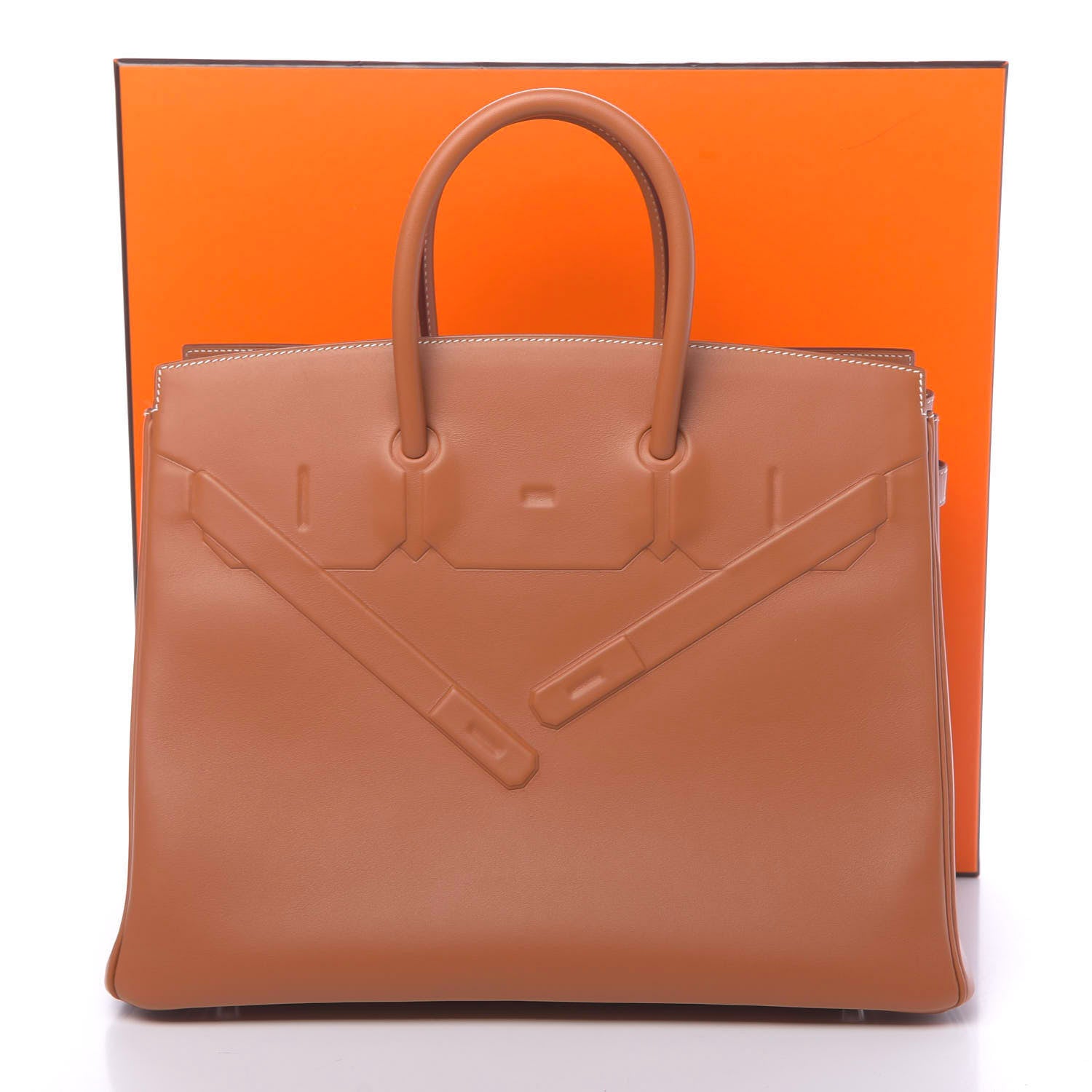 Hermes Swift Birkin Shadow 35 Gold 12 of 12