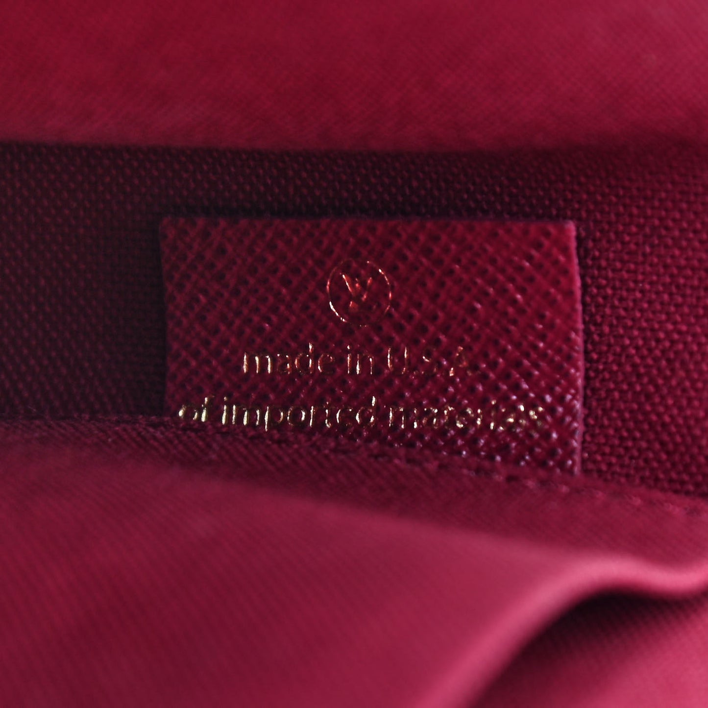 Monogram Pochette Felicie Chain Wallet Fuchsia