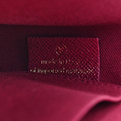 Louis Vuitton Monogram Pochette Felicie Chain Wallet Fuchsia 7 of 8