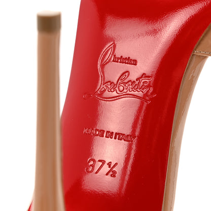 Christian Louboutin Nappa Iriza 100 Pumps 37.5 Nude 7 of 10