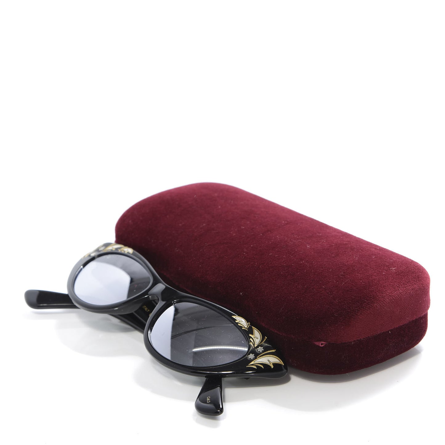 Acetate Cat Eye GG0089S Sunglasses Black