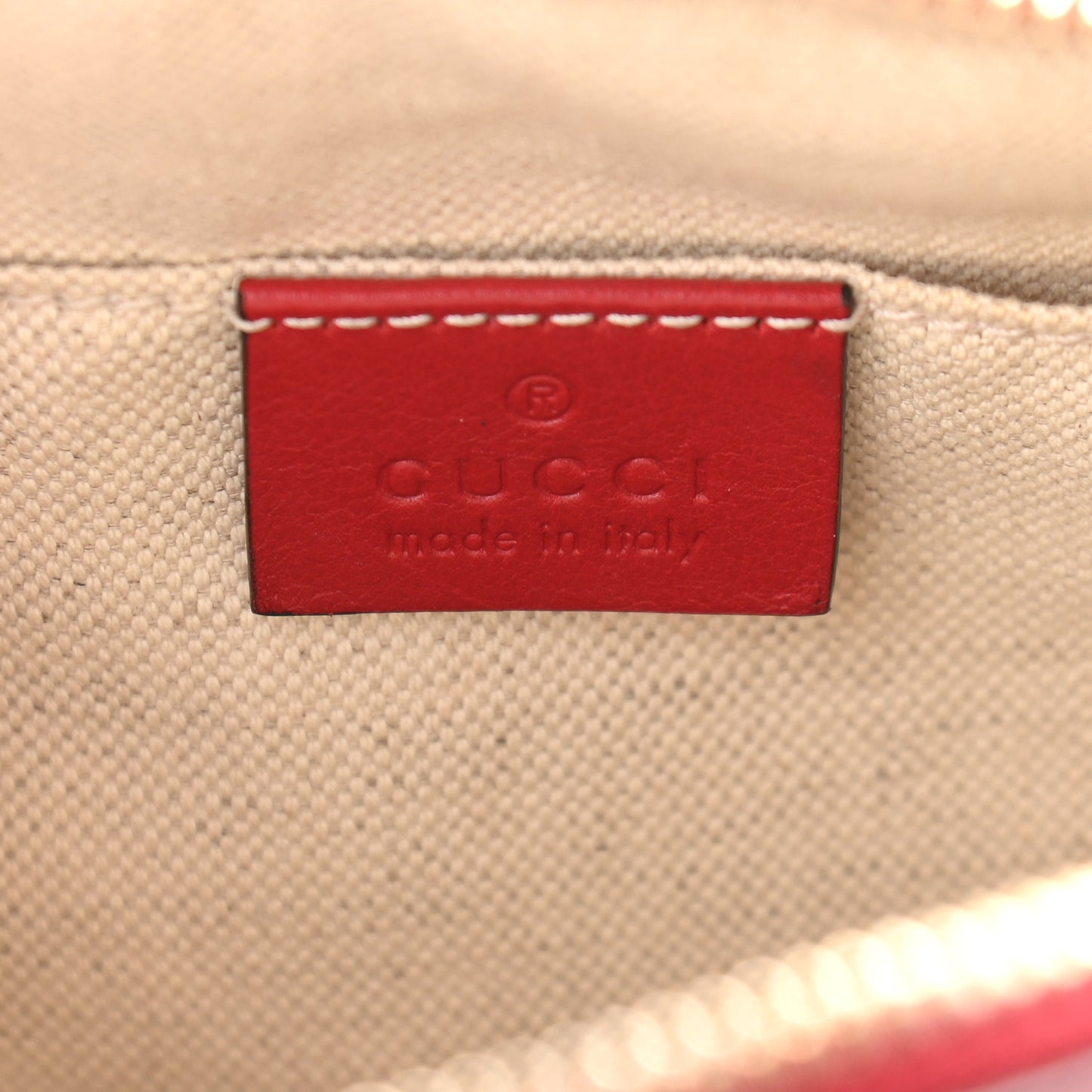 Monogram GG Supreme Web Small Webby Bee Shoulder Red