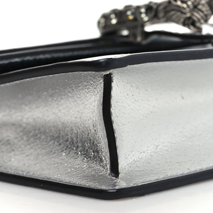 Gucci Metallic Calfskin Super Mini Dionysus Shoulder Bag Silver 8 of 10