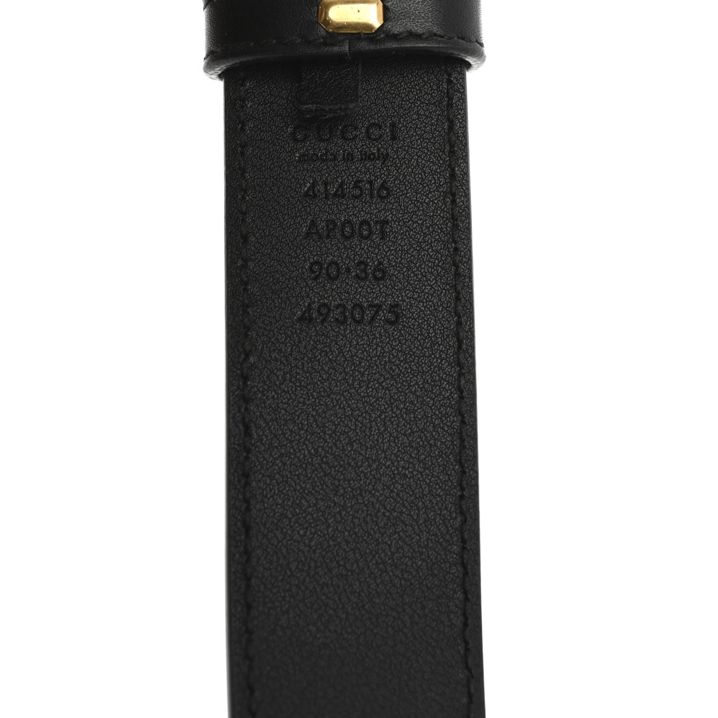 Calfskin Double G 30mm Belt 90 36 Black