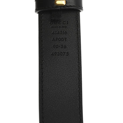 Gucci Calfskin Double G 30mm Belt 90 36 Black 5 of 8