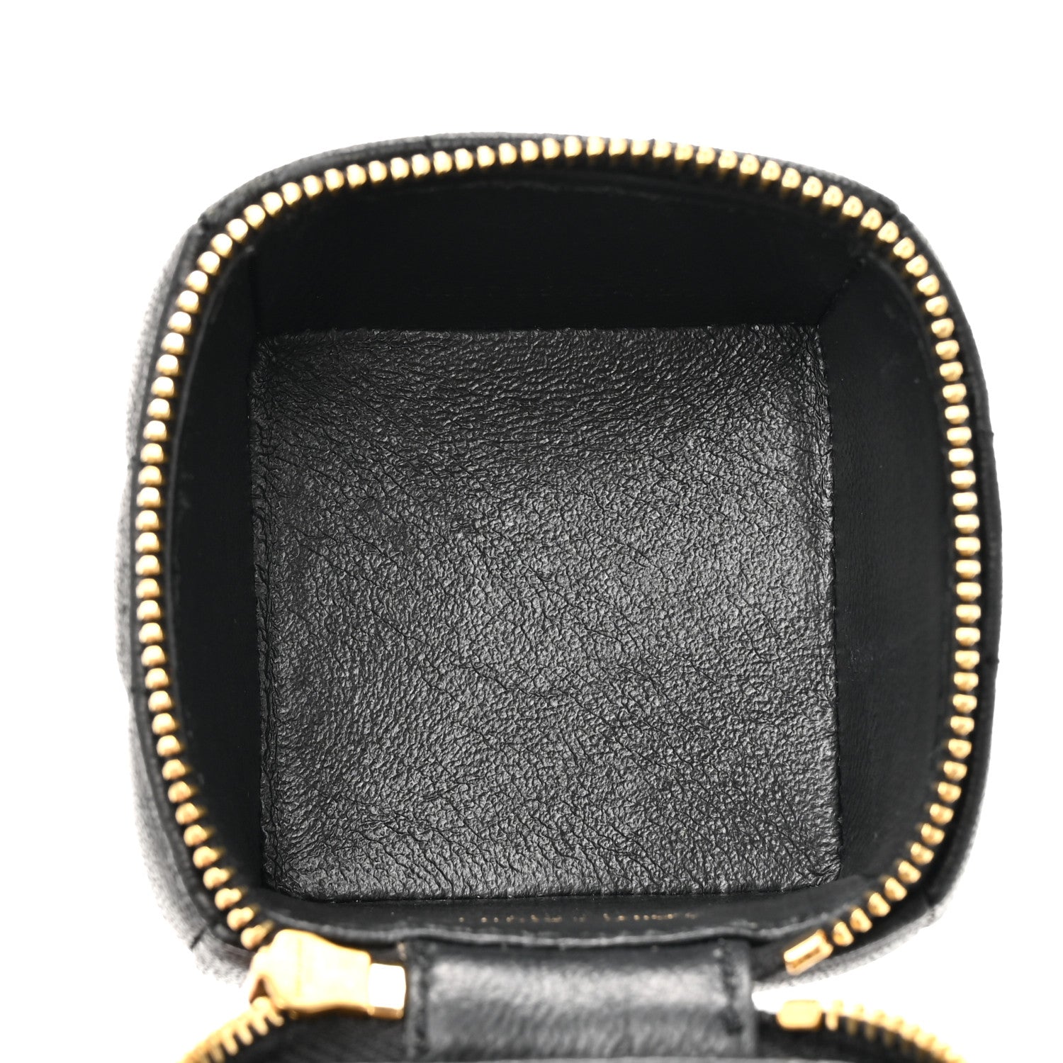 Saint Laurent Lambskin Cassandre Matelasse Carre Mini Cube On Chain Black 5 of 9