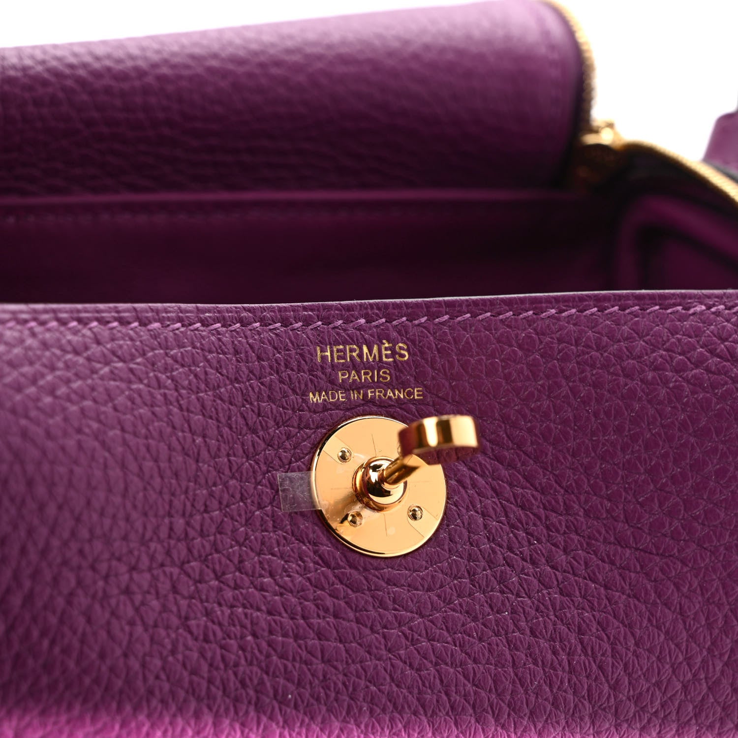 Hermes Taurillon Clemence Mini Lindy 20 Anemone 6 of 8