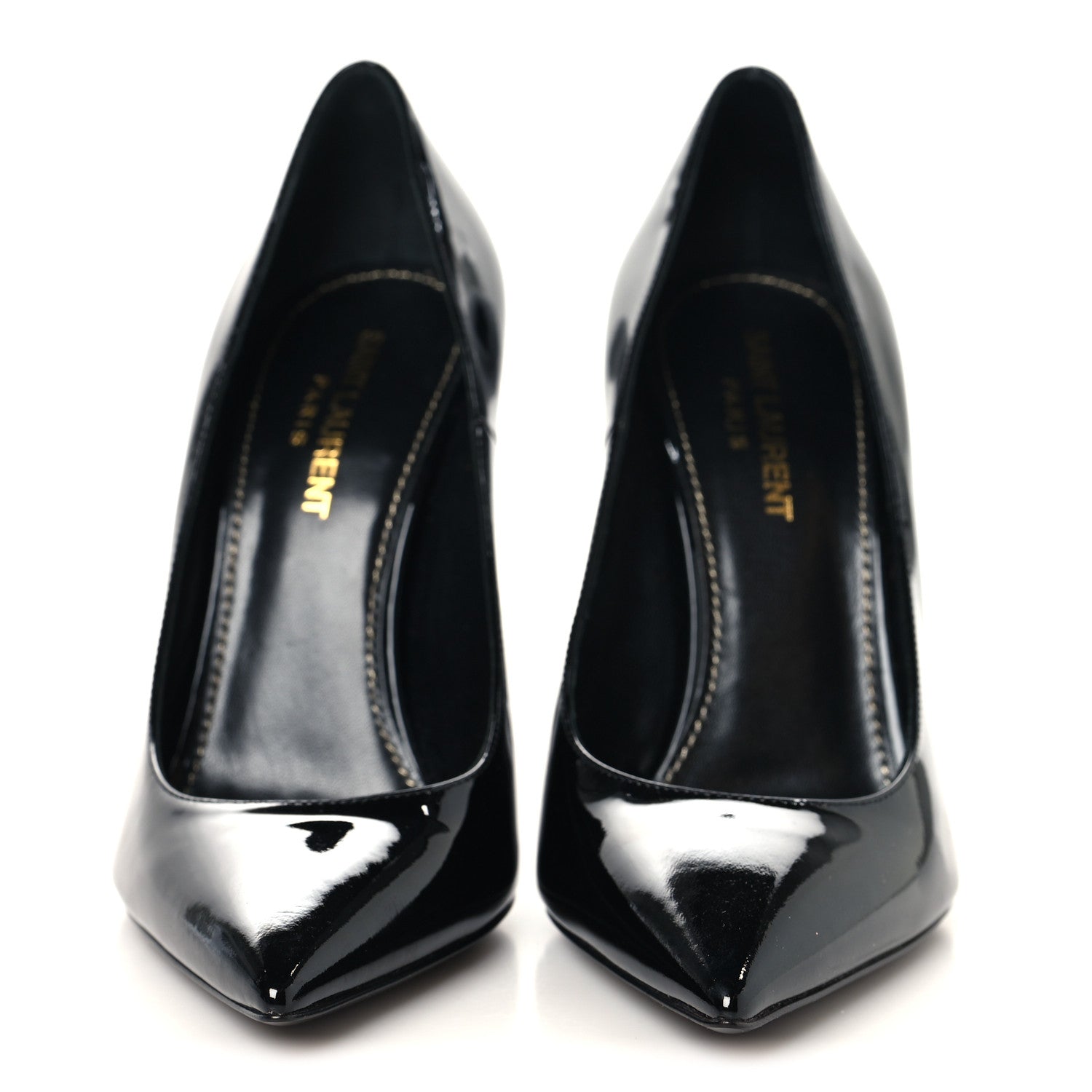 Saint Laurent Patent Opyum 110 Pumps 37 Black 3 of 10