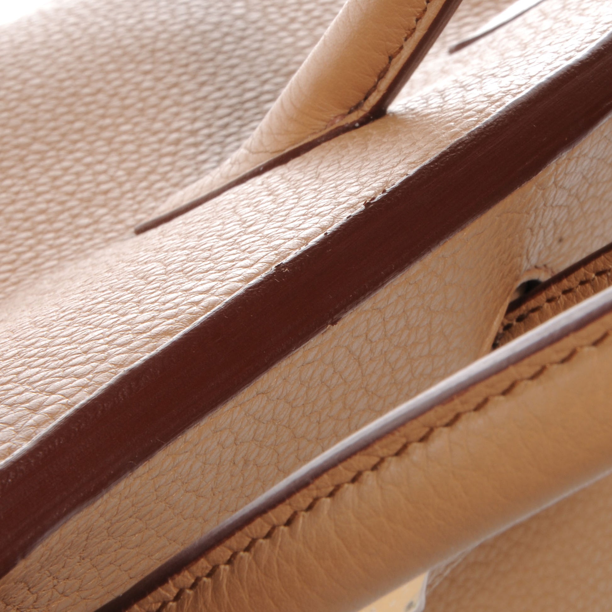 Hermes Taurillon Clemence Birkin 35 Tabac Camel 11 of 11