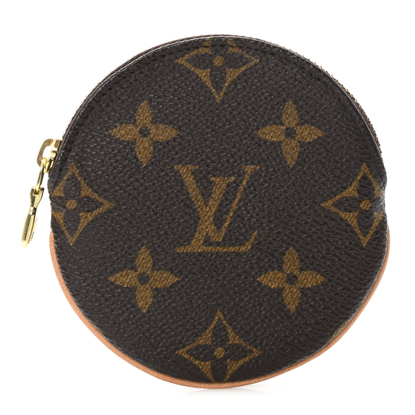 Monogram Round Coin Purse