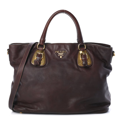 Prada Soft Calf Shopping Tote Nocciolo 1 of 4
