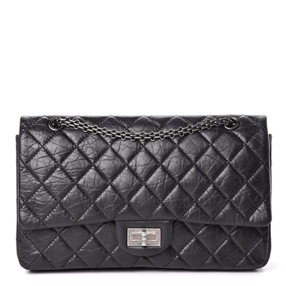 Chanel Aged Calfskin Quilted 2.55 Reissue 227 Flap Black 1 of 11