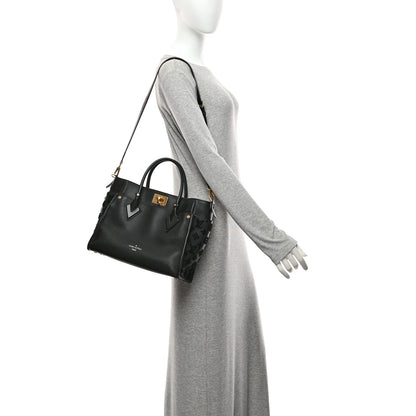 Louis Vuitton Calfskin Monogram Tufting On My Side Black 2 of 10