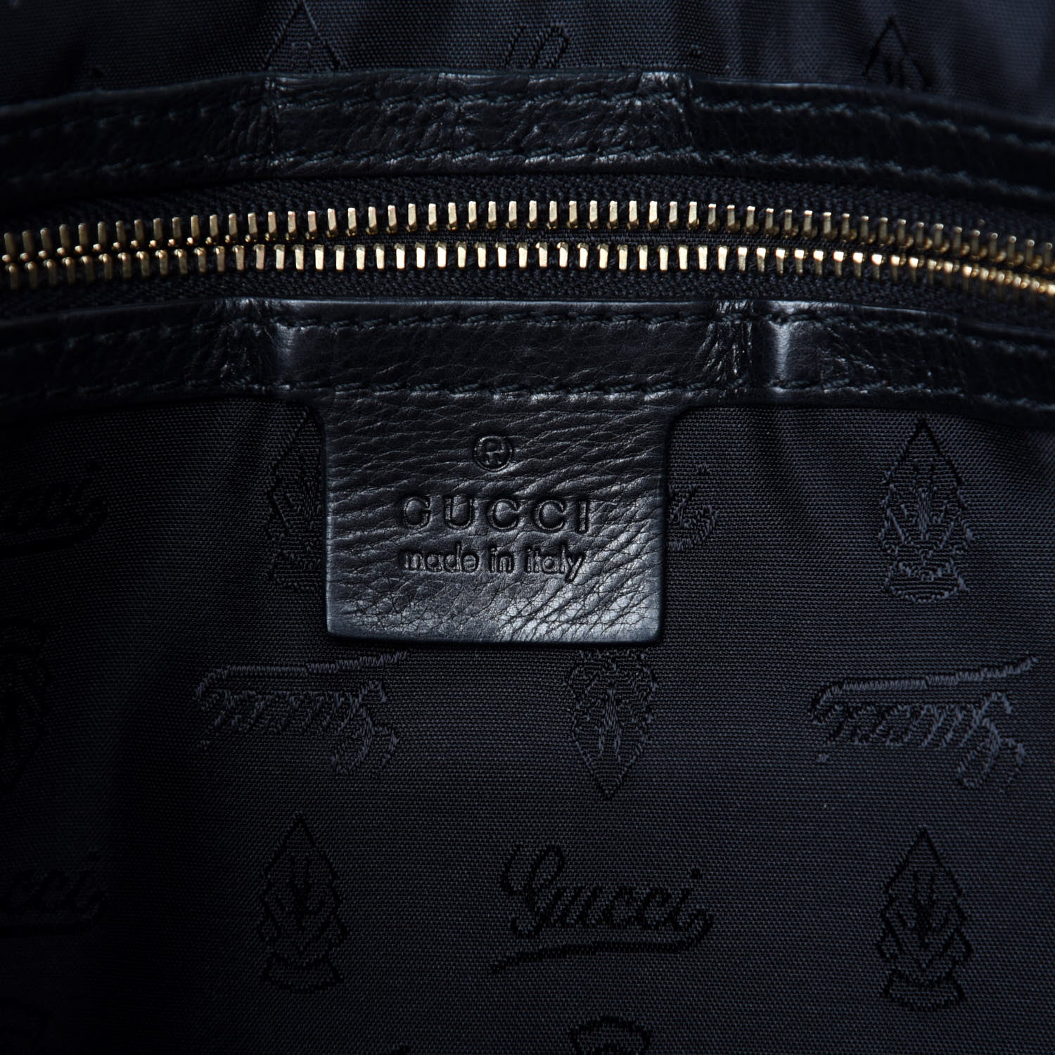 Gucci Calfskin Hysteria Large Clutch Black 9 of 11