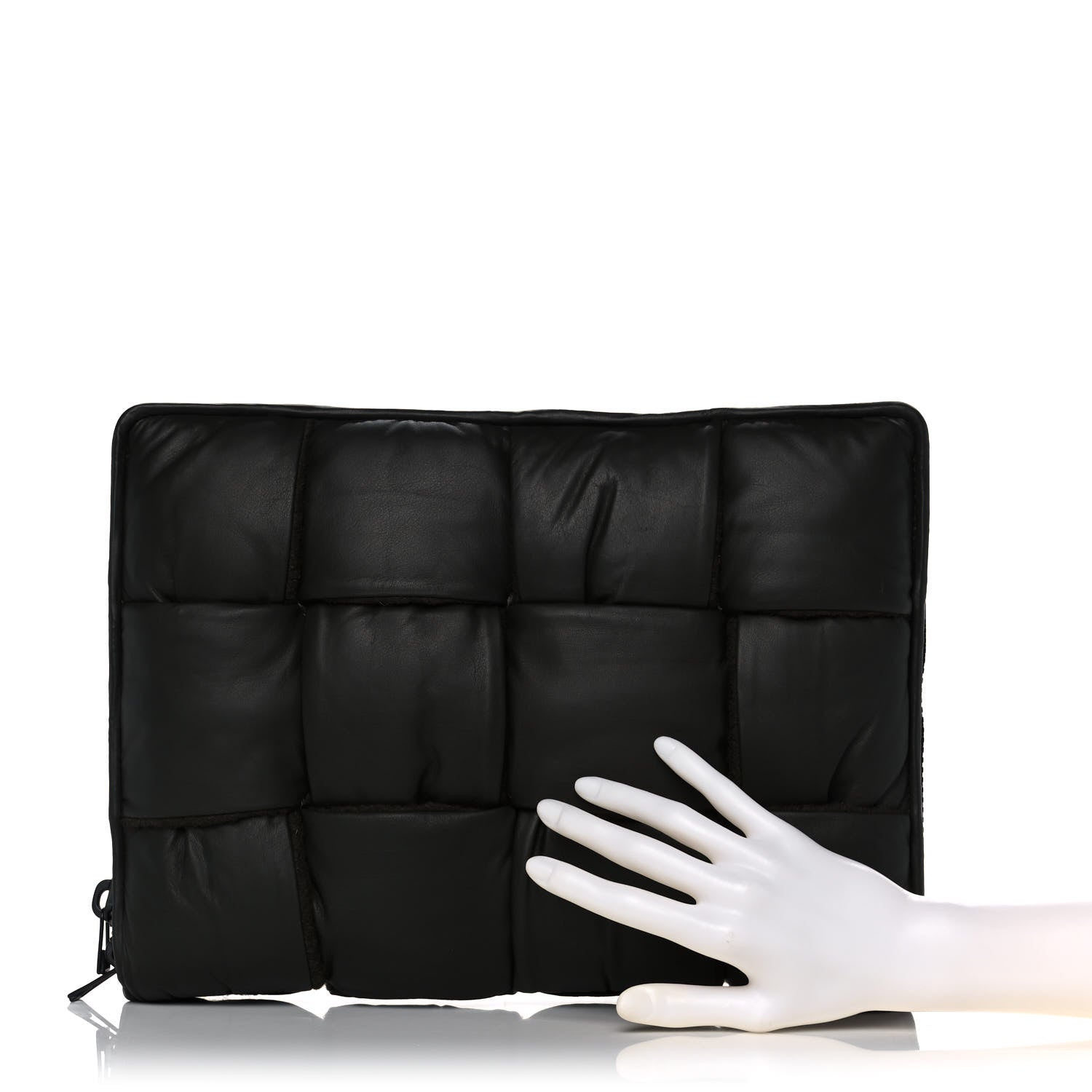 Bottega Veneta Calfskin Maxi Intrecciato Puffy Laptop Pouch Camping 2 of 16