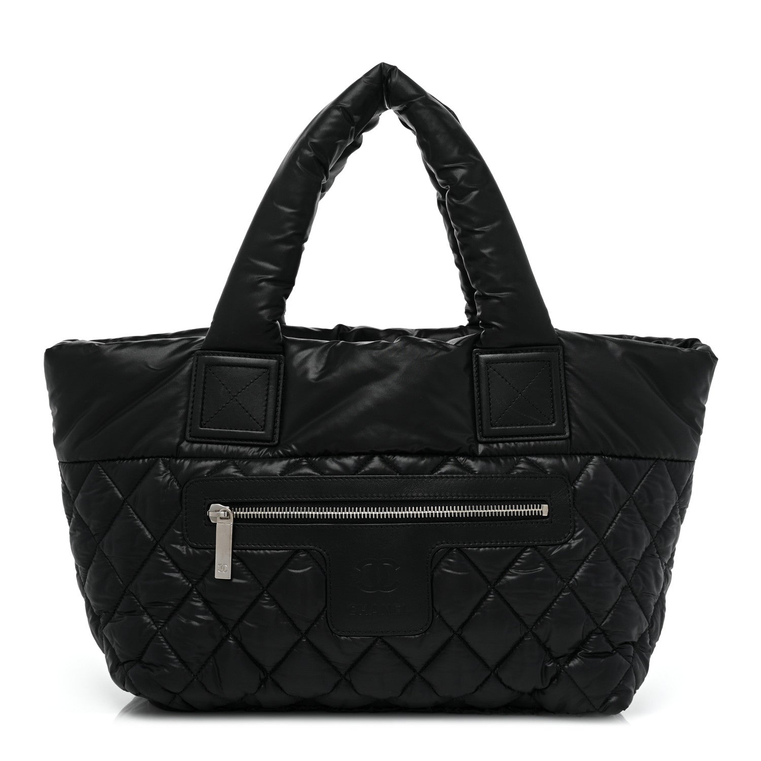 Chanel Nylon Quilted Small Coco Cocoon Tote Black 1 of 10