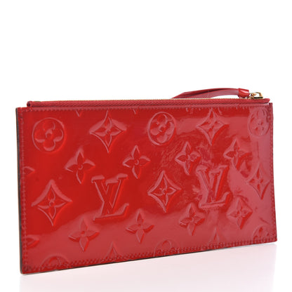 Louis Vuitton Vernis Felicie Chain Wallet Zippered Insert Cherry 3 of 6
