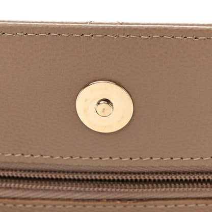 Chanel Caviar Quilted Wallet on Chain WOC Dark Beige 13 of 14
