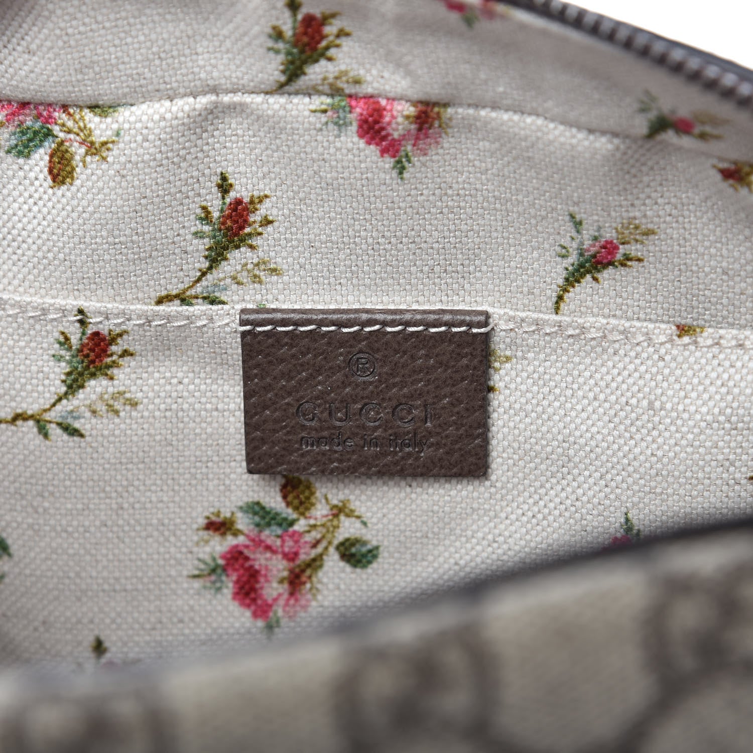 Gucci GG Supreme Monogram Web Neo Vintage Shoulder Bag Beige New Acero Crop 8 of 11