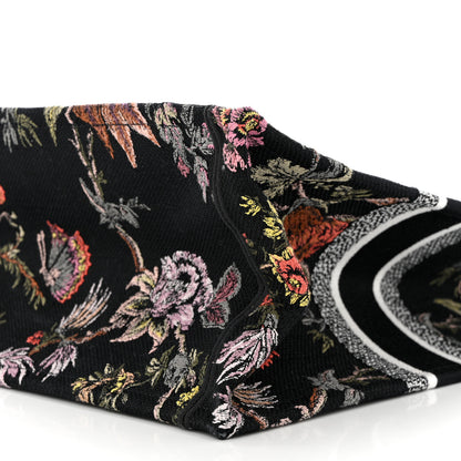 Christian Dior Canvas Embroidered Large Book Tote Black Multicolor 10 of 10