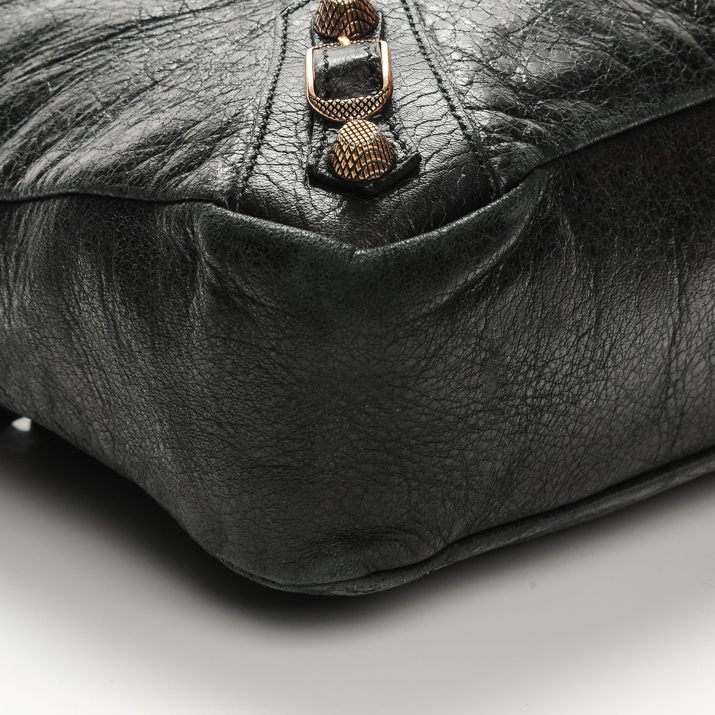 Agneau Giant 12 Rose Gold Hardware Town Black