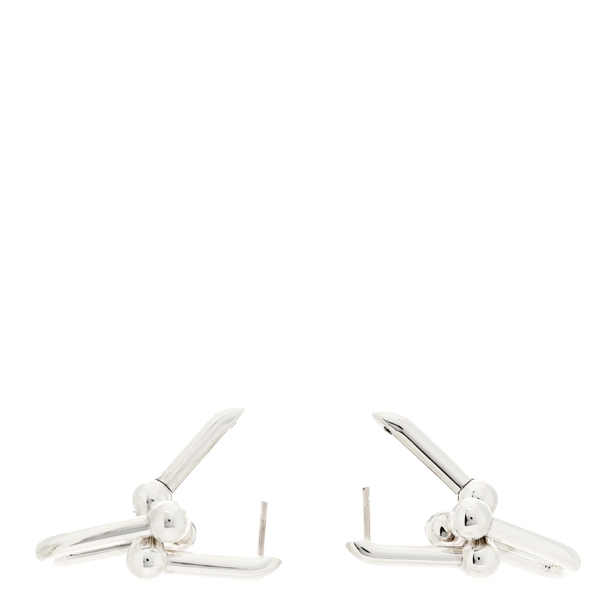 Sterling Silver Large HardWear Link Earrings