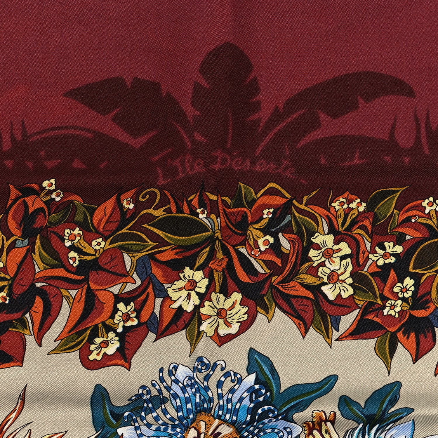 Hermes Silk L'Isle Deserte Scarf 90 4 of 4