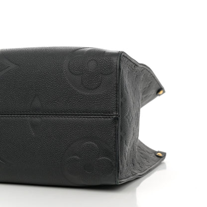 Louis Vuitton Empreinte Monogram Giant Onthego MM Black 9 of 13
