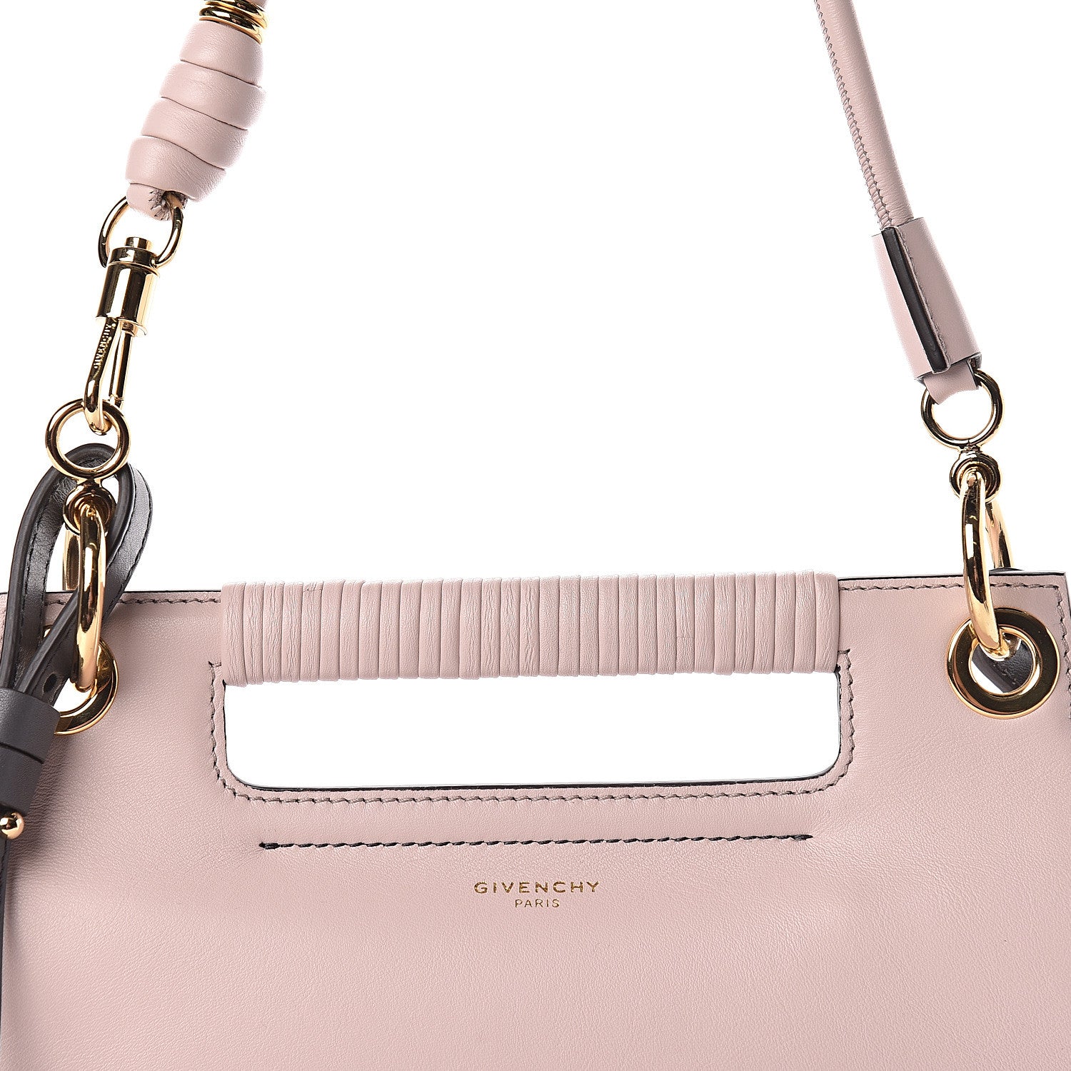Givenchy Calfskin Small Whip Top Handle Crossbody Pale Pink 6 of 10