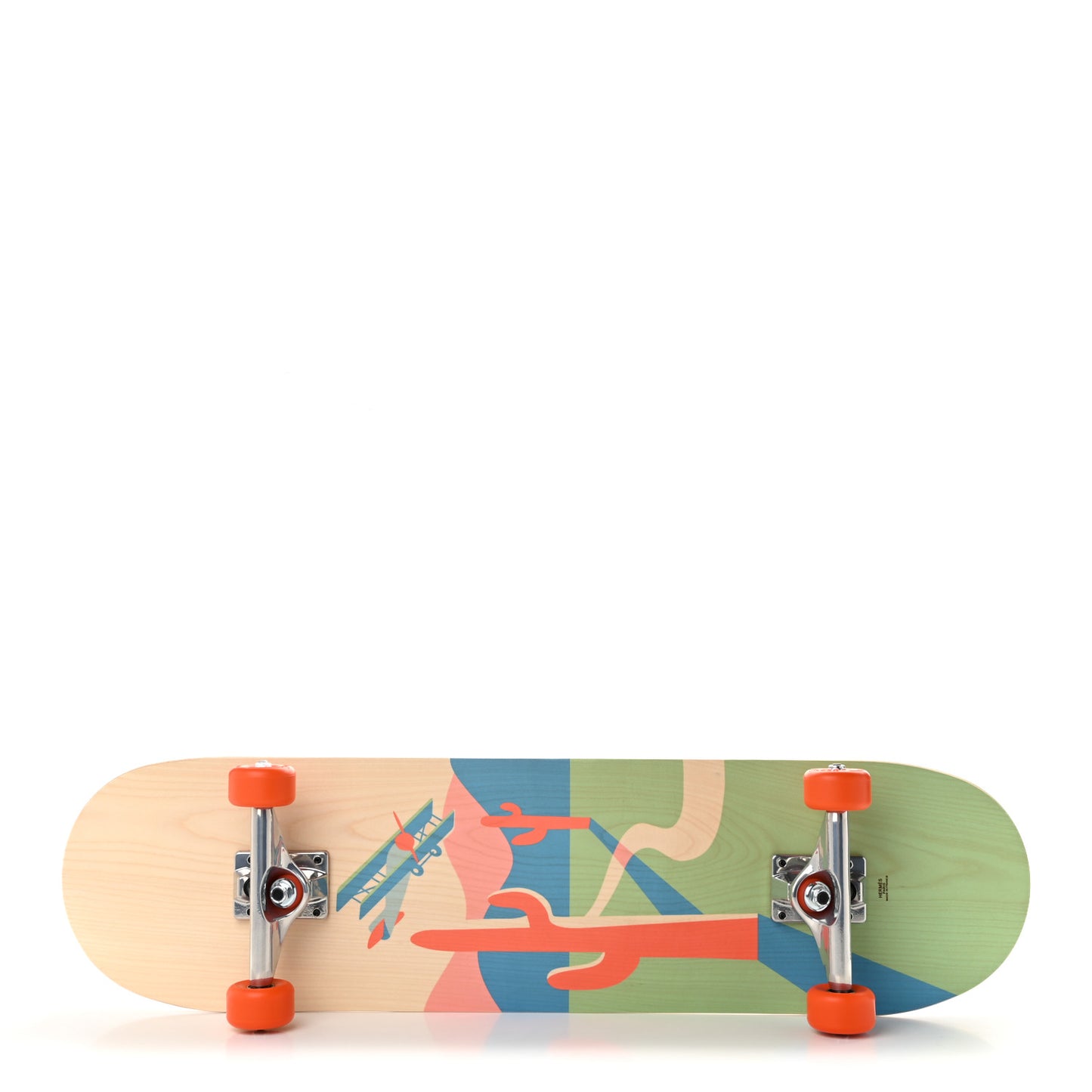 Beech Wood Street Skateboard Orange
