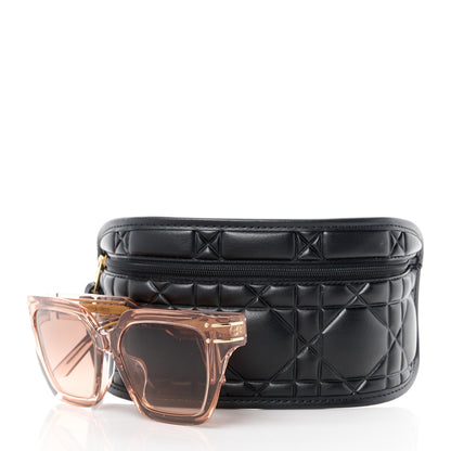 Christian Dior Acetate Diorsignature S10F Square Sunglasses Transparent Pink 9 of 9