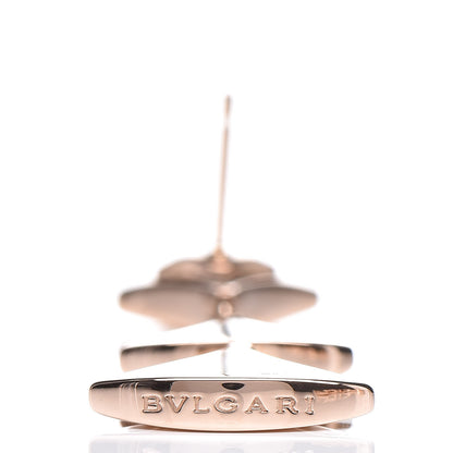 Bulgari 18K Rose Gold Black Onyx Mother of Pearl Divas' Dream Drop Earrings 4 of 7