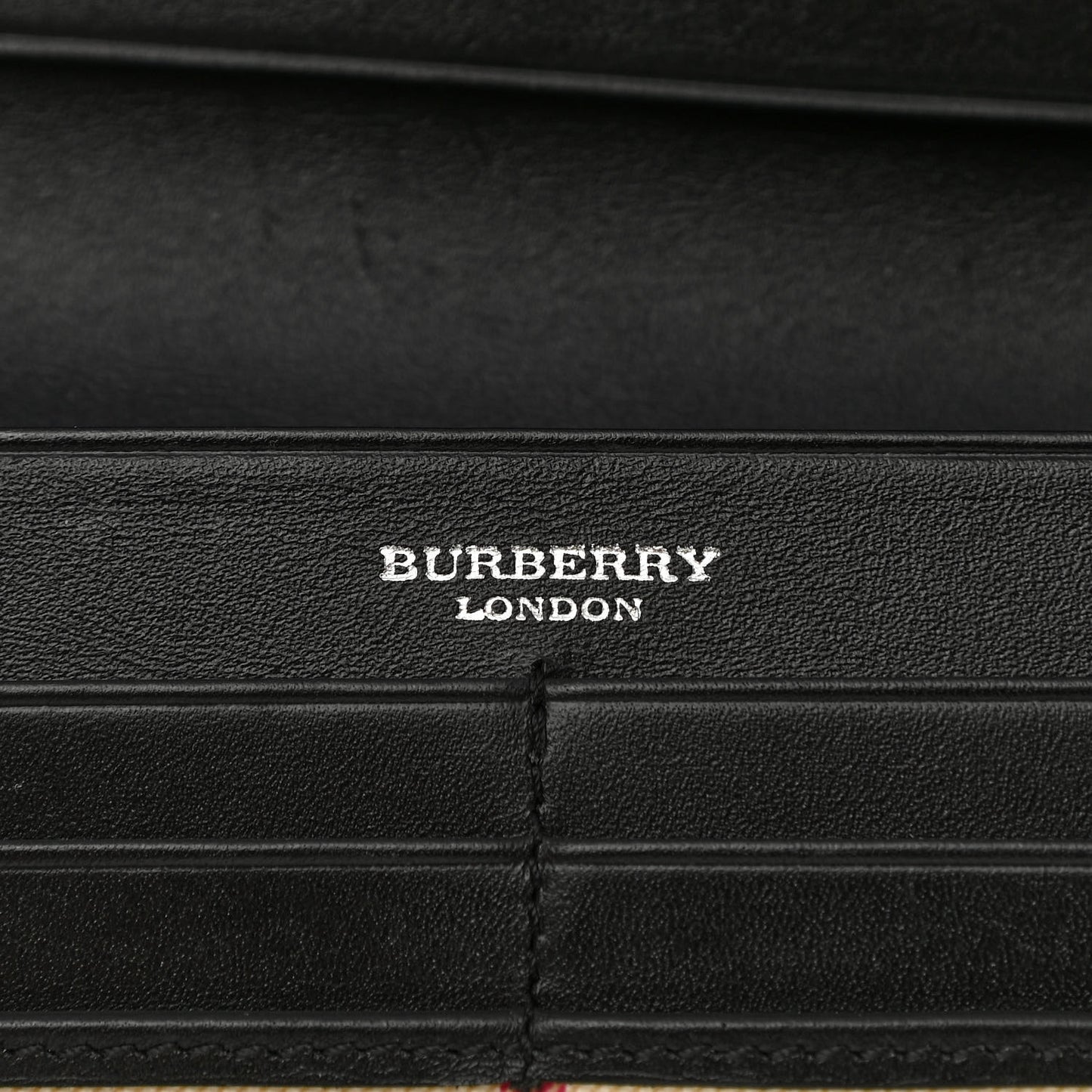 Nova Check Continental Wallet Black