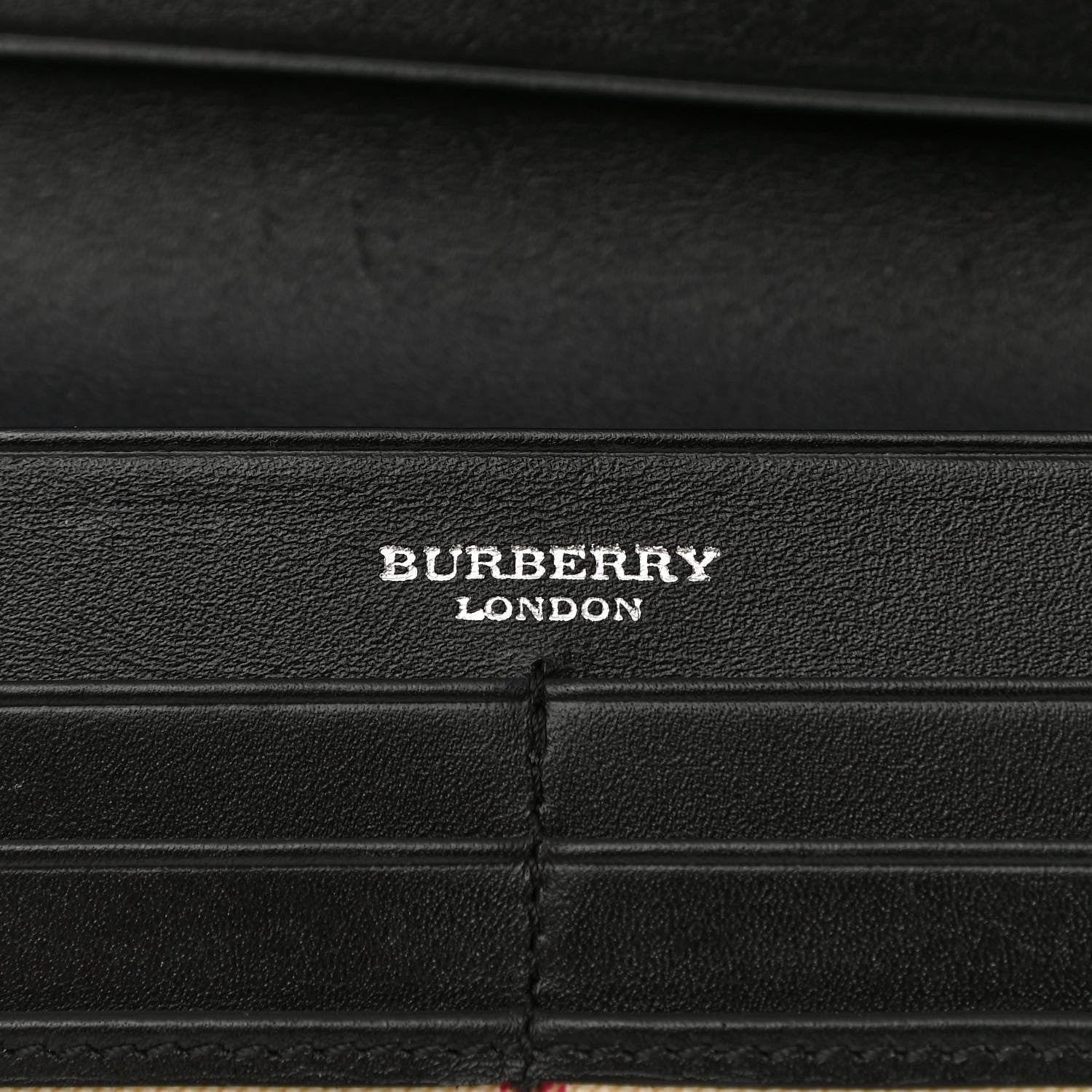 Burberry Nova Check Continental Wallet Black 6 of 7