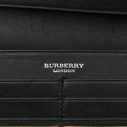 Burberry Nova Check Continental Wallet Black 6 of 7