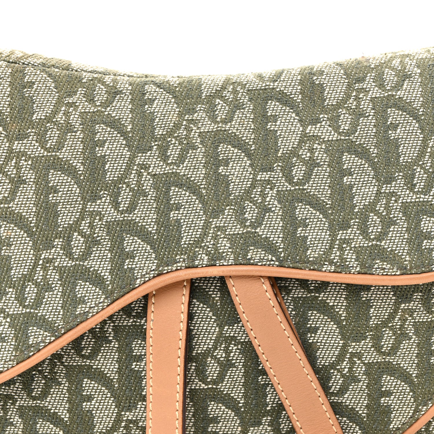 Christian Dior Monogram Double Saddle Bag Green 8 of 10