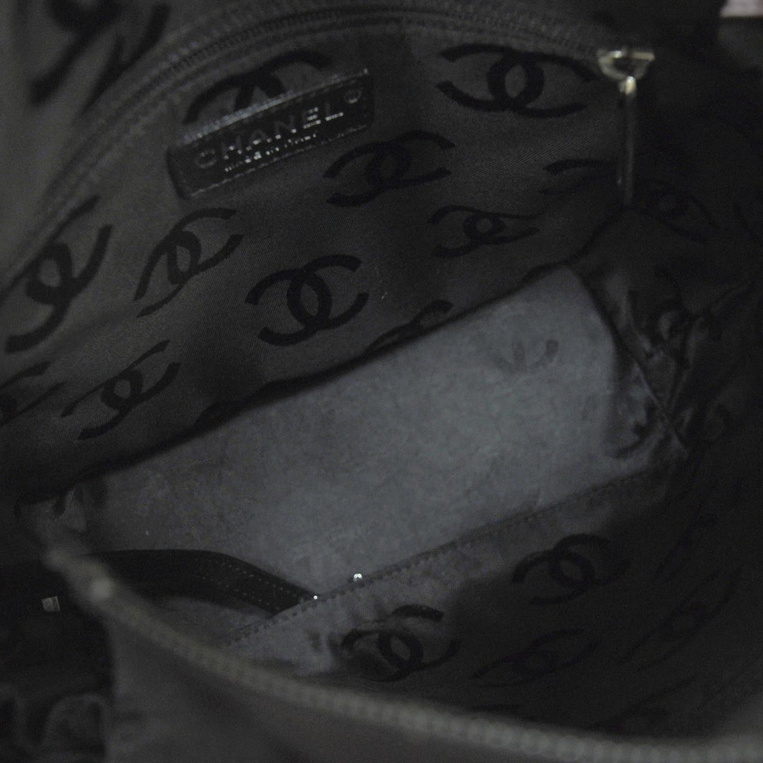 Chanel Calfskin Quilted Medium Cambon Tote Pink Black 6 of 9