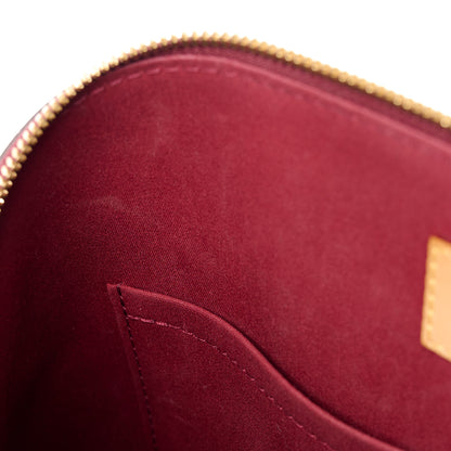 Louis Vuitton LOUIS VUITTON Vernis Alma PM Rouge Fauviste 12 of 13