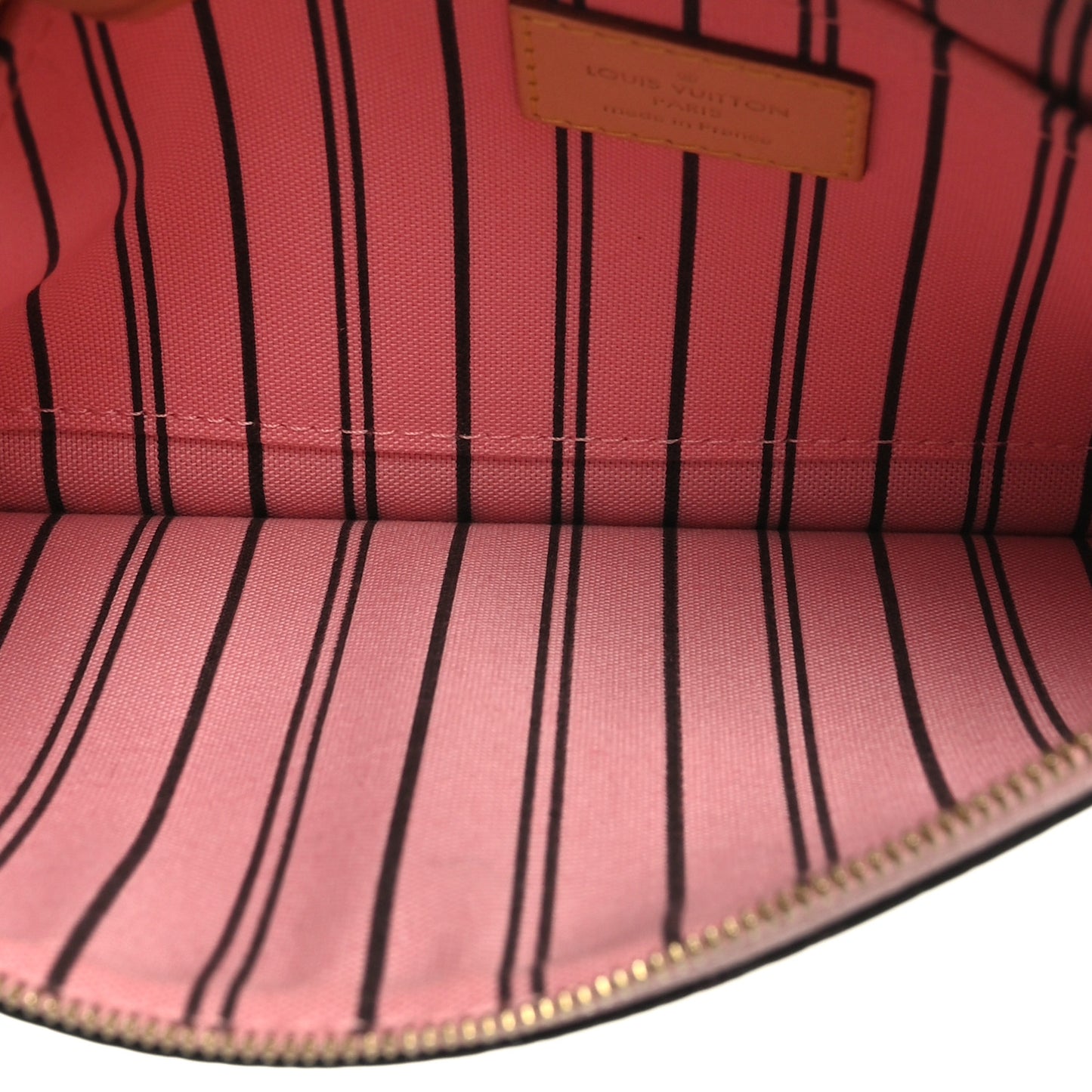 Monogram Neverfull MM GM Pochette Rose Ballerine