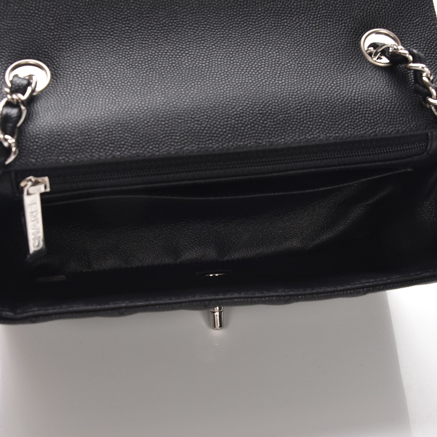 Chanel Caviar Quilted Mini Rectangular Flap Black 5 of 8